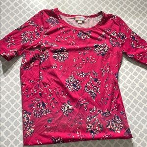 Floral pink Women's Top